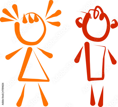 Girl and boy