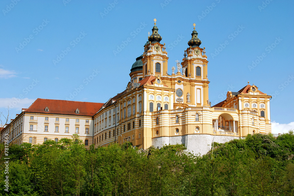 Melk monastery,world heritage,abbey in Austria