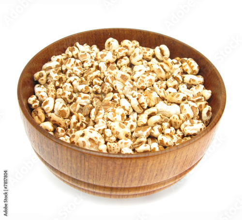 Wheat cereal flakes expanded grains 