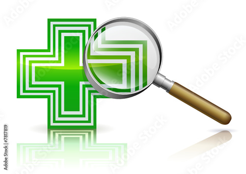 Pharmacie à la loupe
