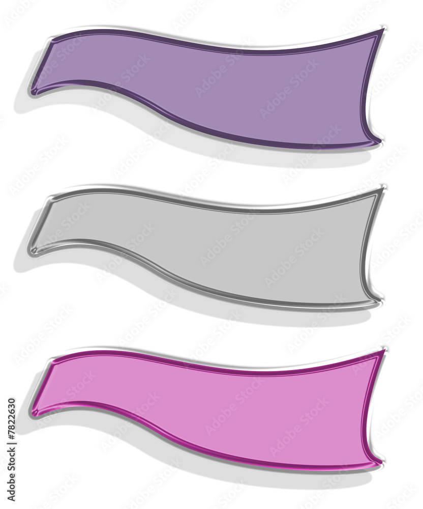 Obraz premium banners metallici