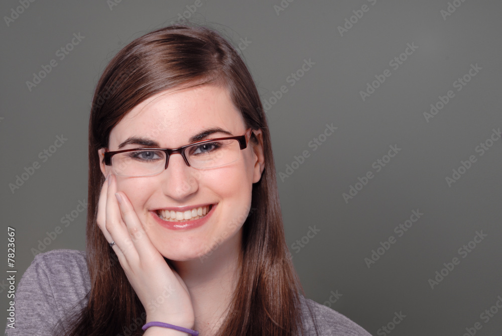 cute girl in eyeglasses / spectacles cute girl in eyeglasses / spectacles