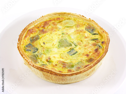 quiche poireaux et lardons