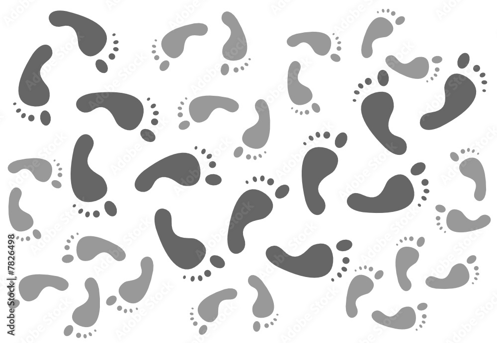 footprints background