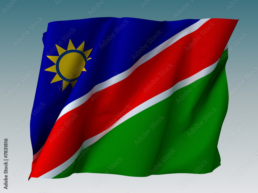 Obraz premium Flag of Namibia