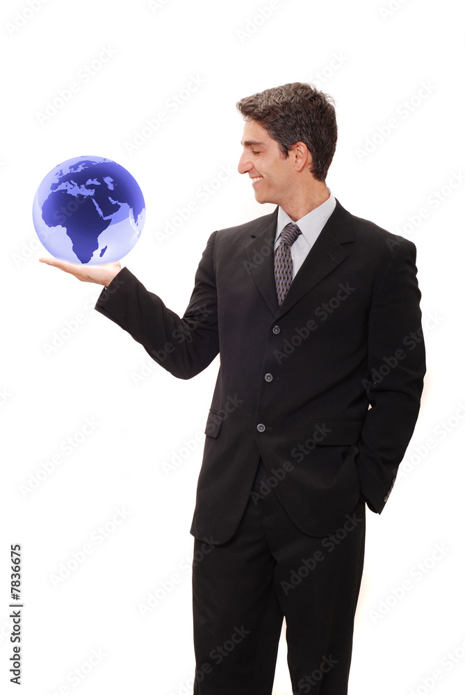 Businessman with vision Businessman with vision