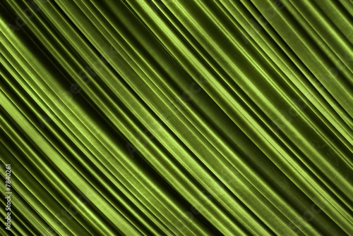 Diagonal texture of green curtain