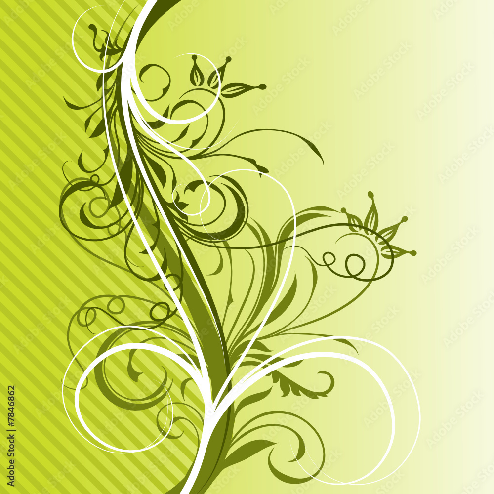 Decorative floral background, vector illustration Decorative floral background, vector illustration