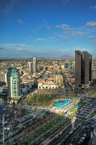 Downtown San Diego, HDR, Vertical 2