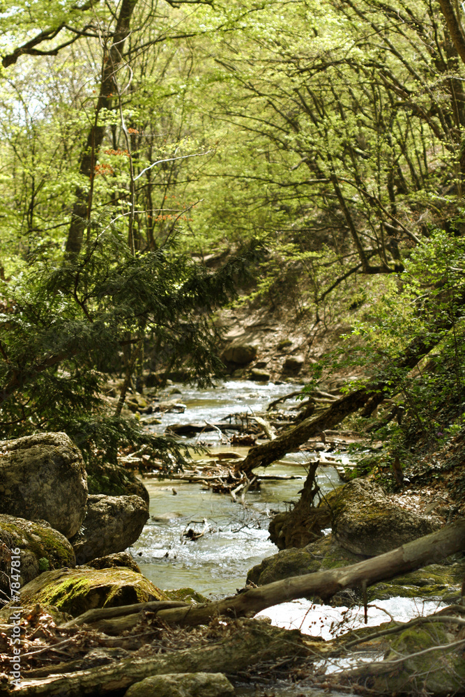 Waterfall Jur-Jur in Cremea.