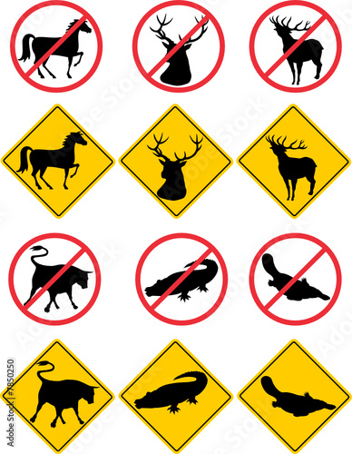 Wild life symbols
