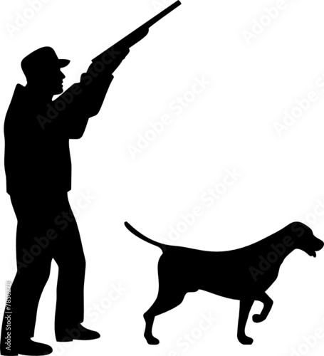 Hunter and his dog