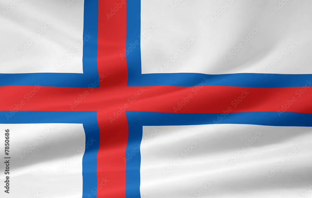 Obraz premium Färöische Flagge