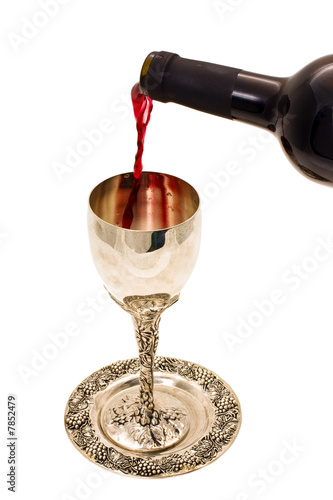 Shabbats wine in the cup