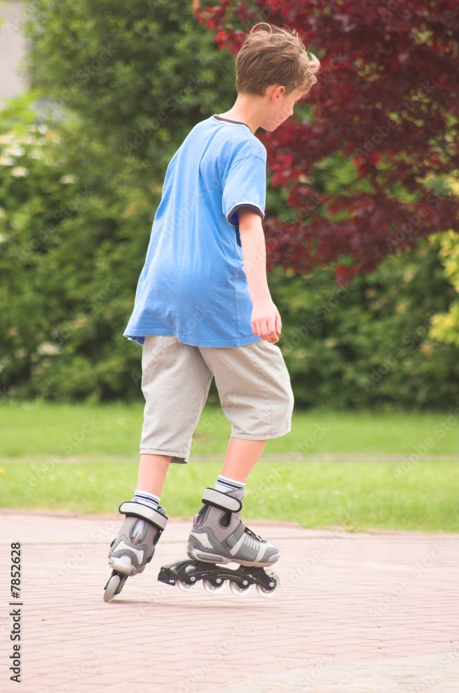 Obraz premium Young roller boy