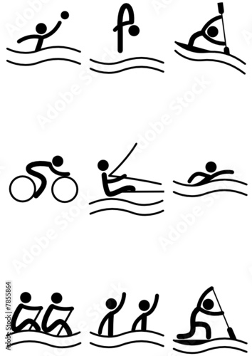 Pictogrammes des jeux olympiques d'été (partie 1)