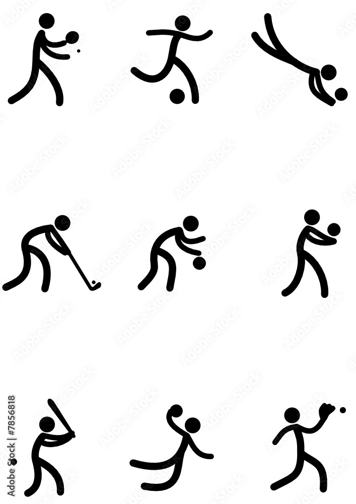 Pictogrammes des jeux olympiques d'été (partie 3) Pictogrammes des jeux olympiques d'été (partie 3)