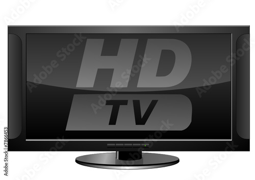 Téléviseur HDTV (détouré)