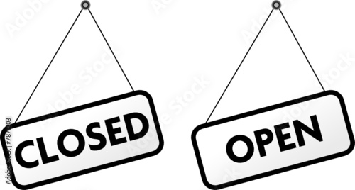 closed - open