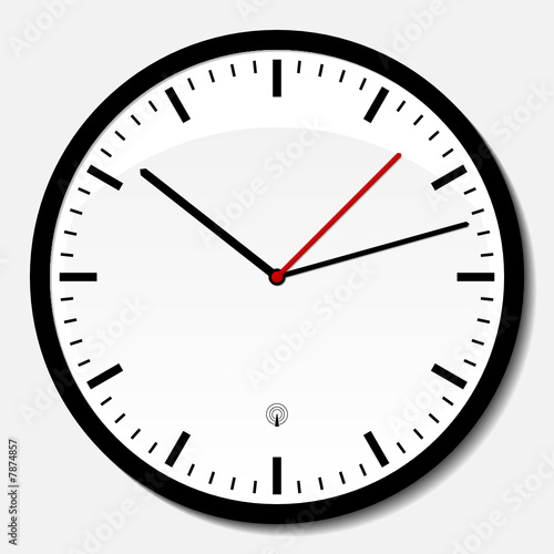 Wall clock - vector