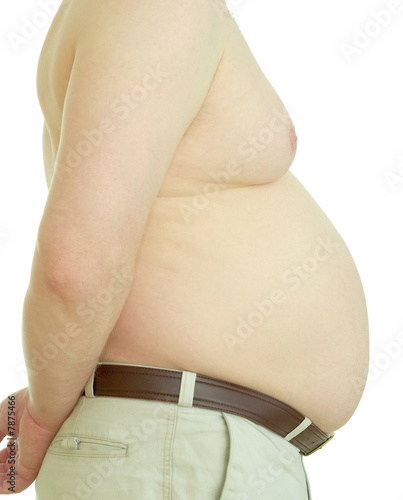 Canvas-taulu Male obesity