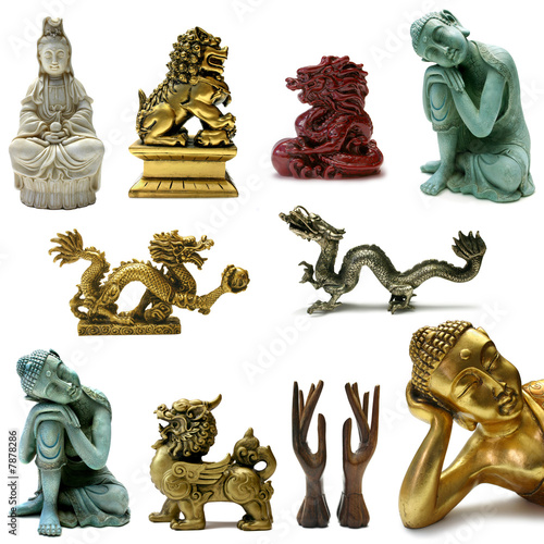 Feng Shui Objects Sampler with clipping paths