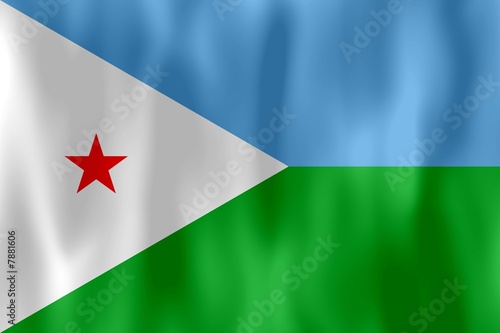 drapeau djibouti flag photo