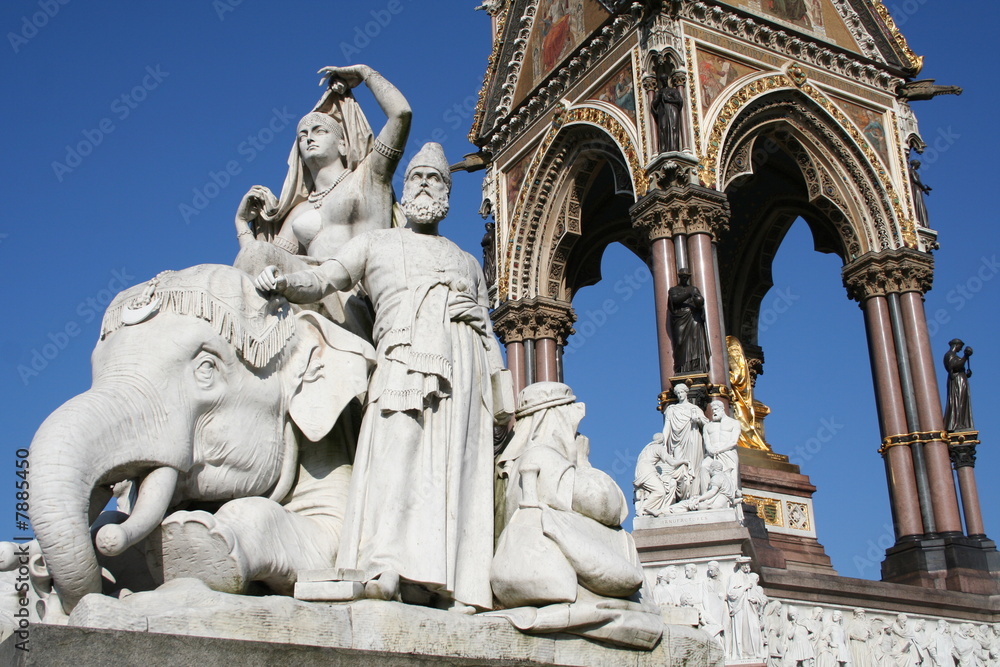 Statues du mémorial Albert de Londres