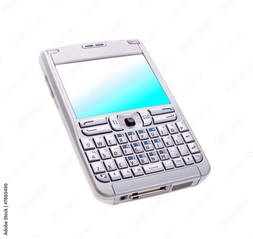Cell phone isolated on white background Cell phone isolated on white background