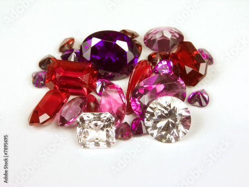 faceted stones