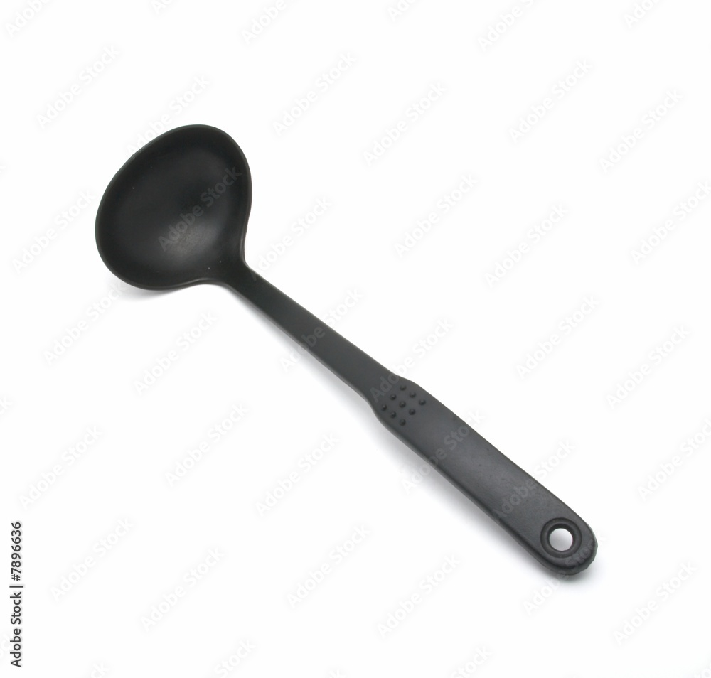 Black plastic ladle Black plastic ladle