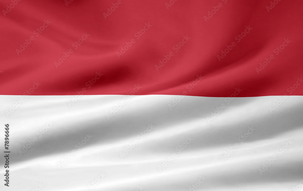 Indonesische Flagge Indonesische Flagge