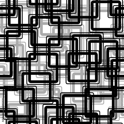 Retro black and white seamless rectangles background