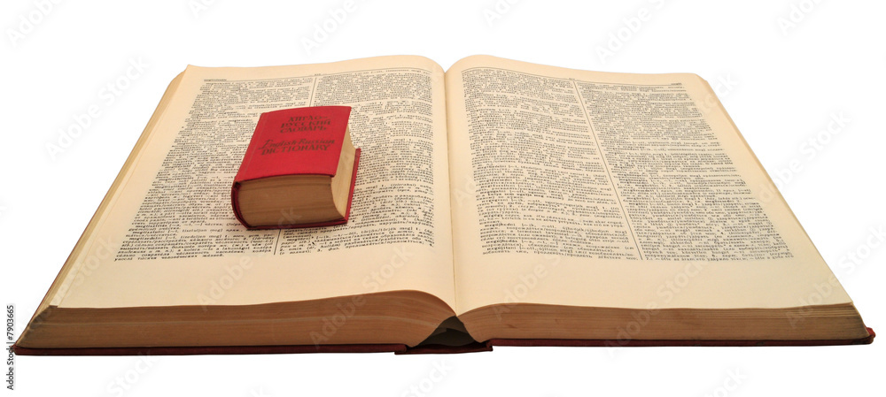 Obraz premium Different Russian dictionaries