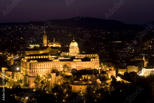 Budapest at nightfall
