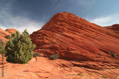 Rock formation in Pariah Canyon photo