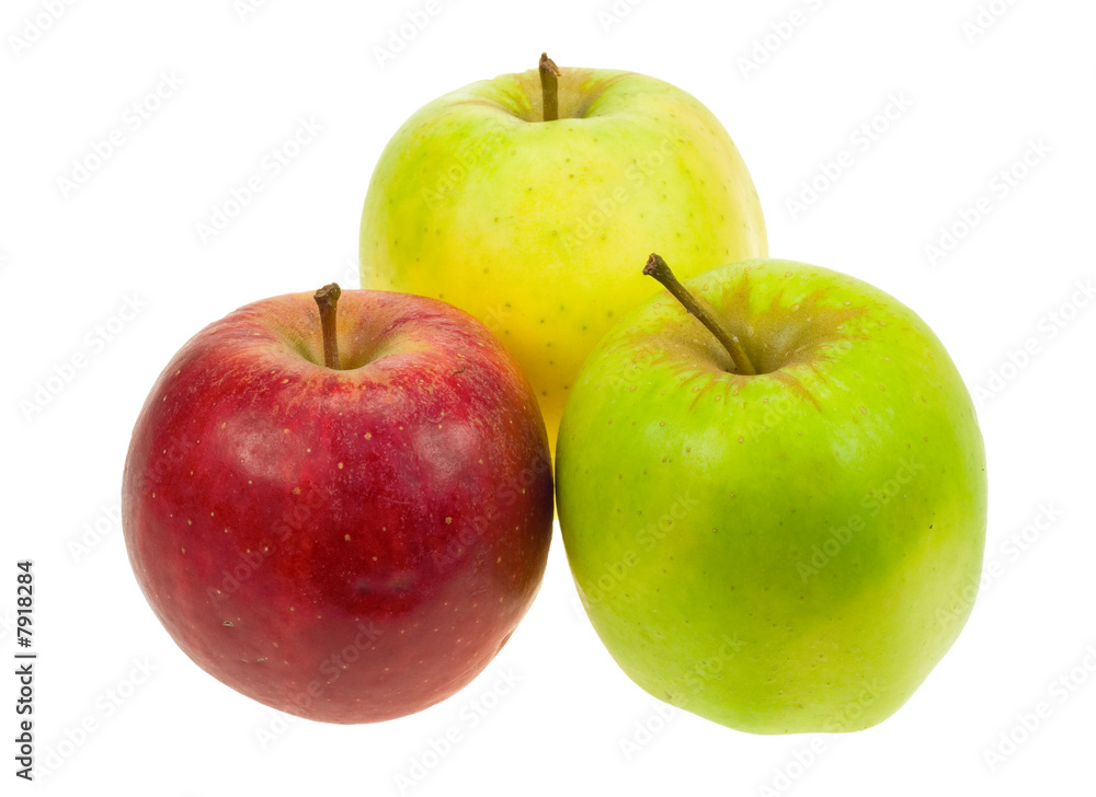 isolated apples