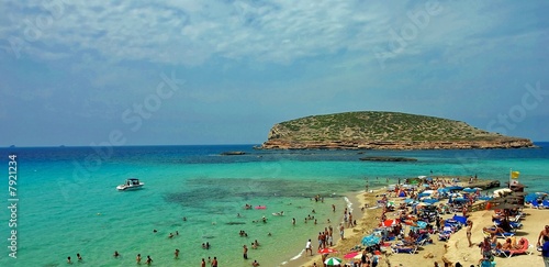 Ibiza beach - Cala compte photo