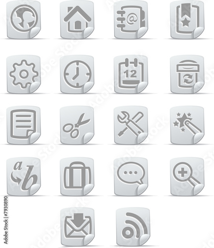 Internet Icons - papiro set #1