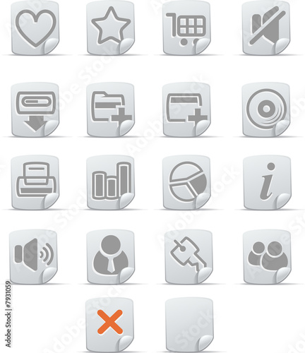 Internet Icons - papiro set #3