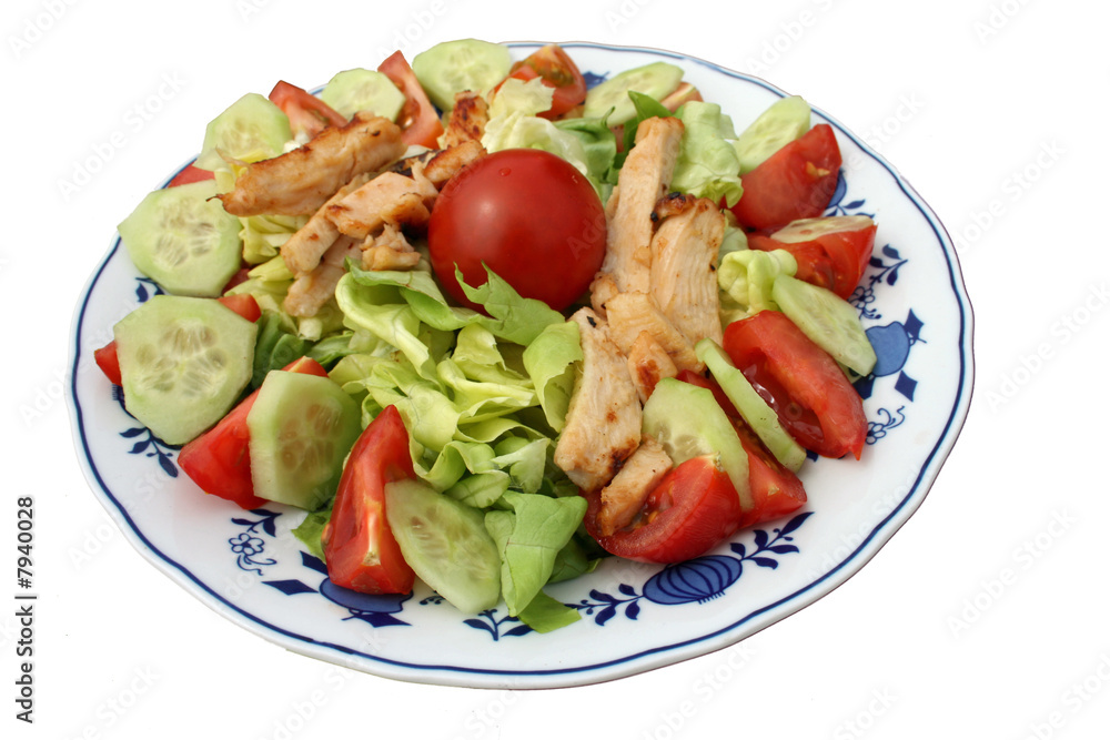 Ein Teller Salat