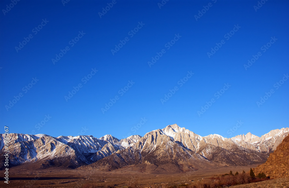 Mount Whitney and lone pine peak a