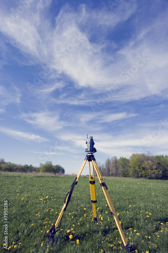Surveying during spring time