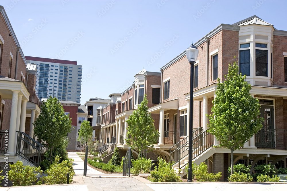 Brick Townhouses