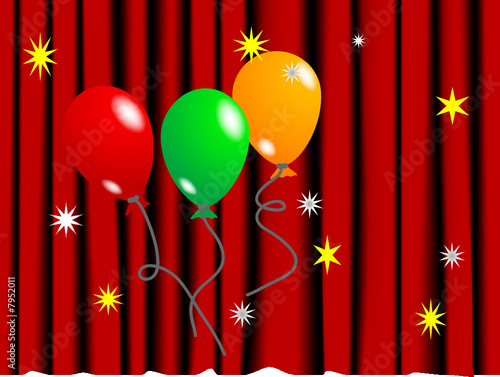 Balloons background