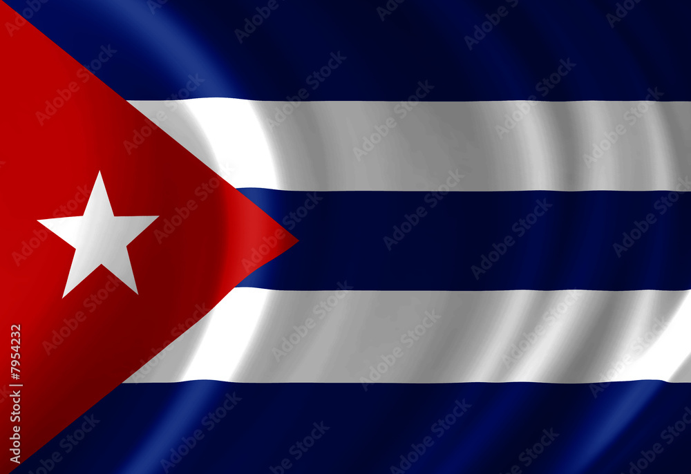 Fototapeta premium Cuban flag