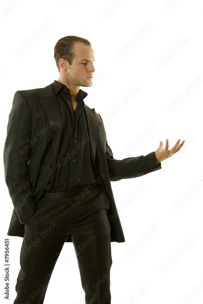 Successful young businessman