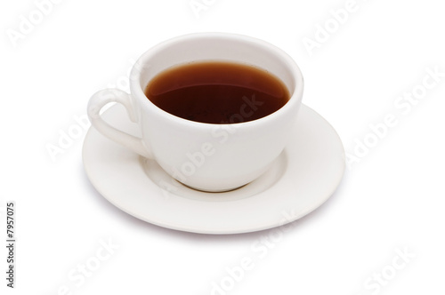 Wallpaper Mural Cup of tea isolated on the whie background Torontodigital.ca