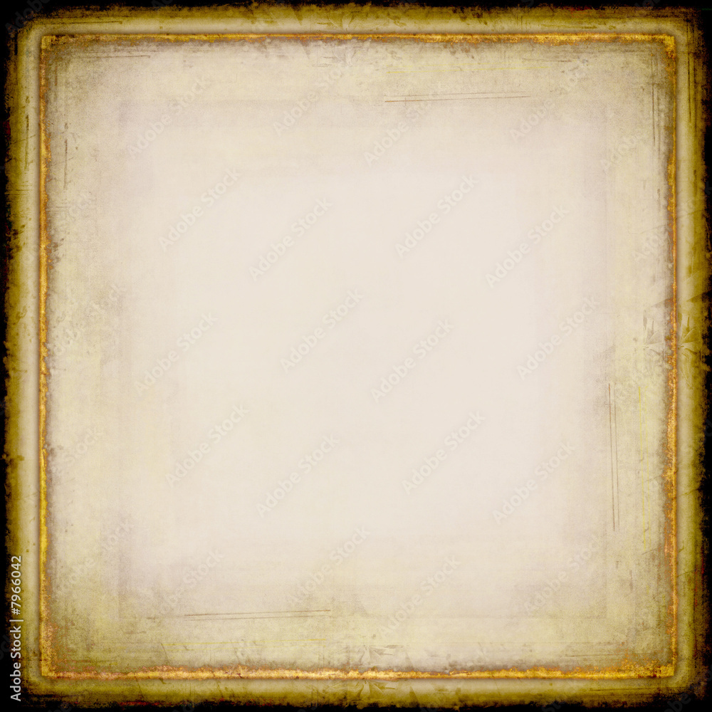 Naklejka premium vintage golden frame