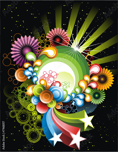 abstract vector composition